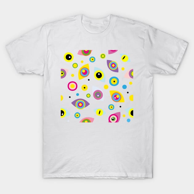 Multi-colored eyes T-Shirt by 3DVictory